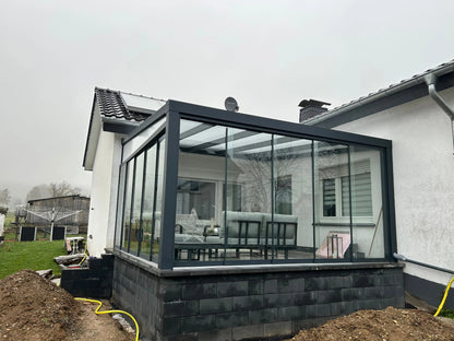 ALU SCHMIDT VistaLounge Kaltwintergarten von hinten