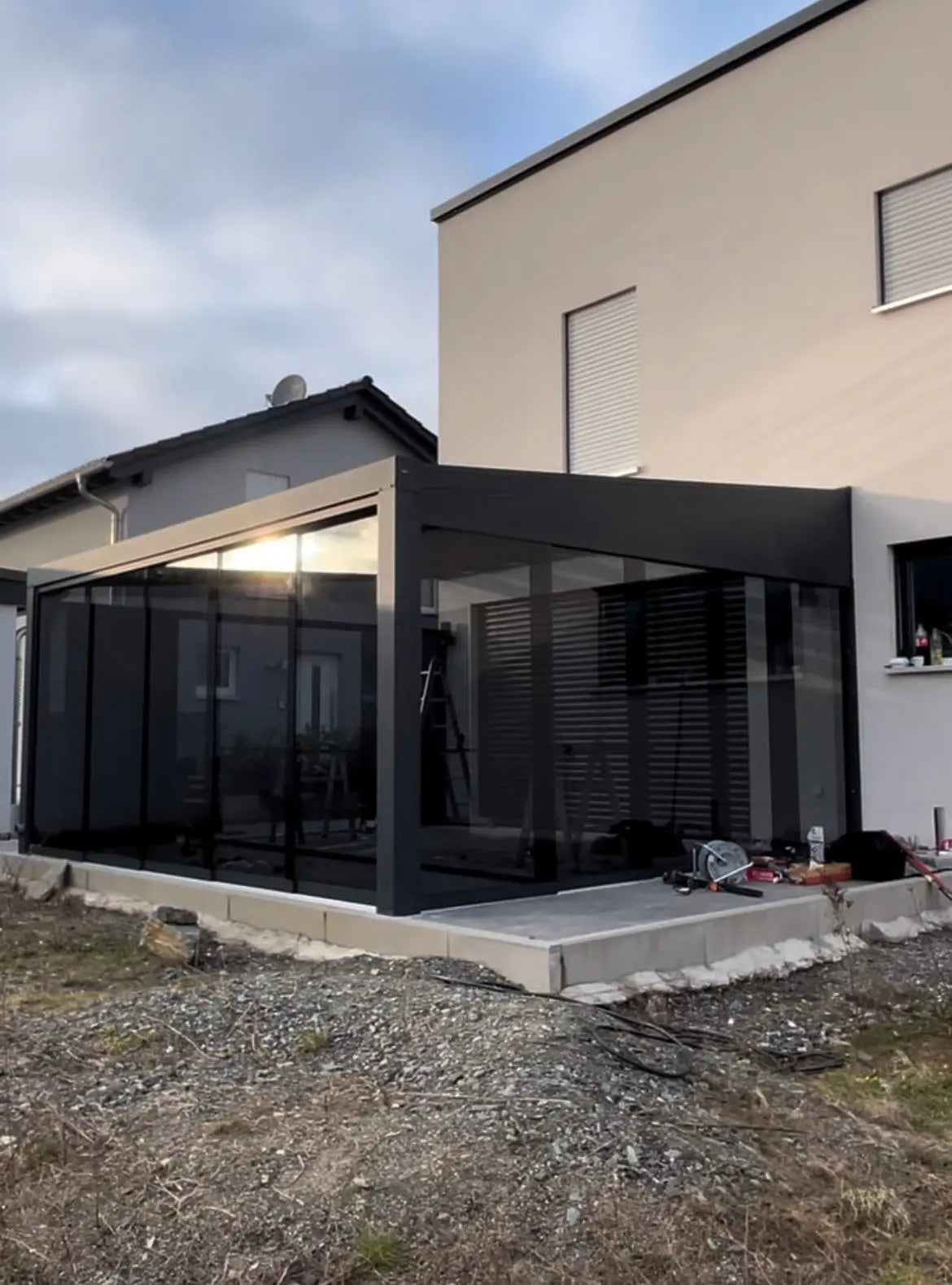 ALU SCHMIDT VistaLounge Kaltwintergarten schwarz