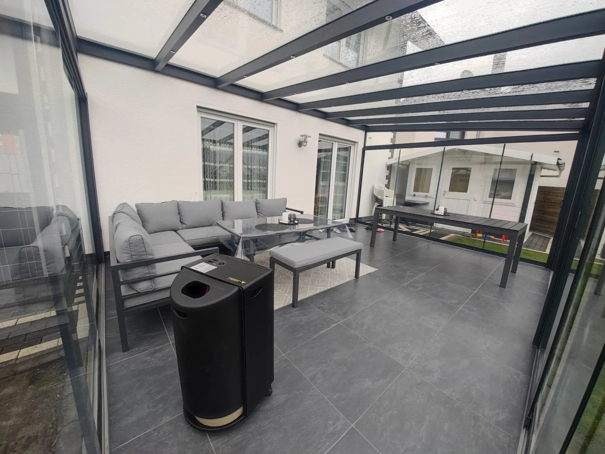 Alu Premium Kaltwintergarten drinnen