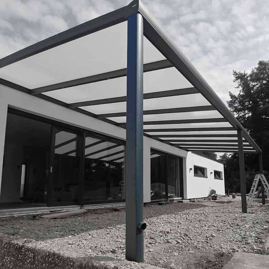 3 Meter Aluminium Pfosten